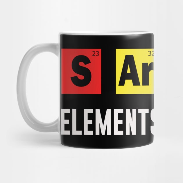 Elements of Humor - Chemistry - SARCASM tshirt by MADesigns